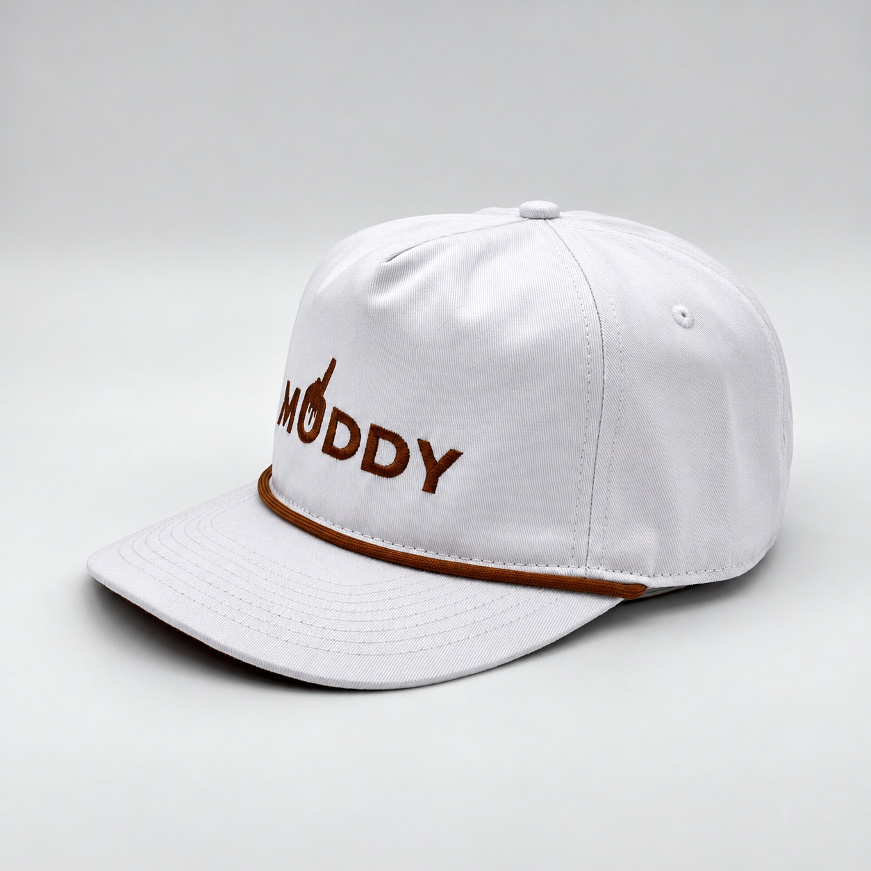 Our hockey-style silhouette, with a clean white crown and brim.