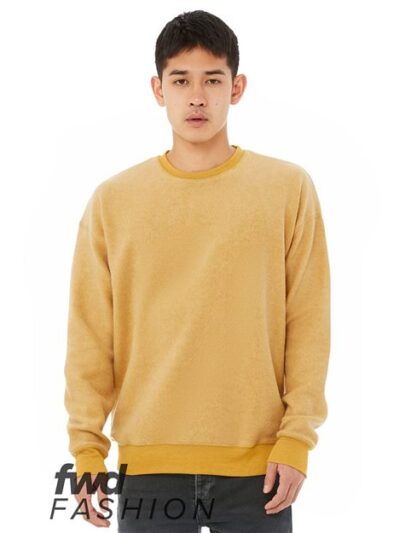 Unisex FWD Fashion Sueded Drop Shoulder Crewneck Sweatshirt
