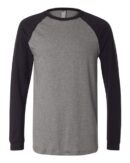 Men's Long Sleeve Jersey Baseball Tee