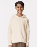 Youth Garment-Dyed Lightweight Fleece Hooded Sweatshirt