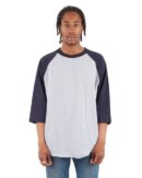 Unisex Three-Quarter Sleeve Raglan T-Shirt