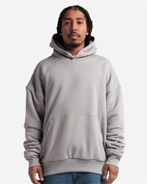 Men's Garment-Dyed Double Layer Reversible Hooded Sweatshirt