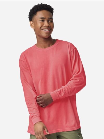 Garment-Dyed Heavyweight Long Sleeve T-Shirt