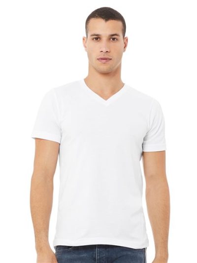 Unisex Jersey V-Neck Tee