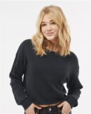 Women's Lightweight Crop Crewneck Sweatshirt
