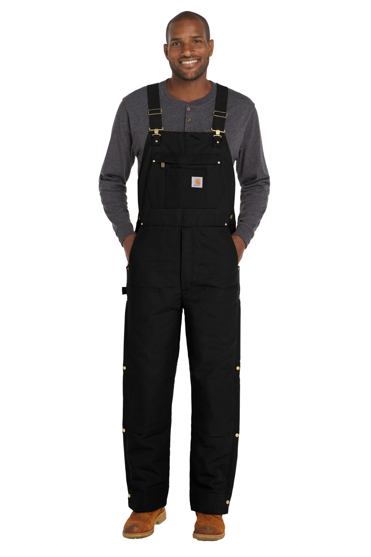 Carhartt ® Short Firm Duck Insulated Bib Overalls